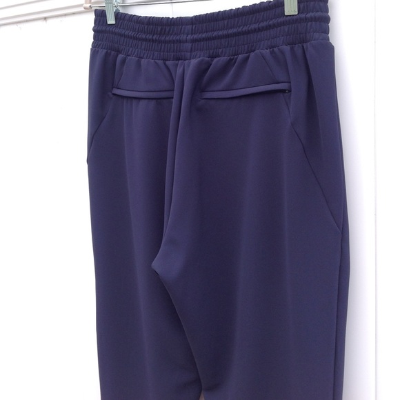 Athleta Metropolis Straight Leg Pant PrimaTwill Fabric Navy Blue sz.8 - Picture 5 of 13